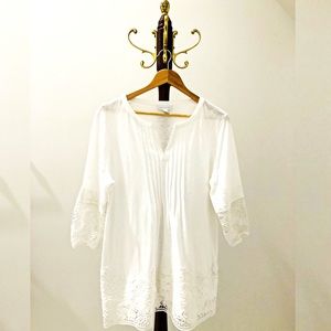 Charter Club White Blouse